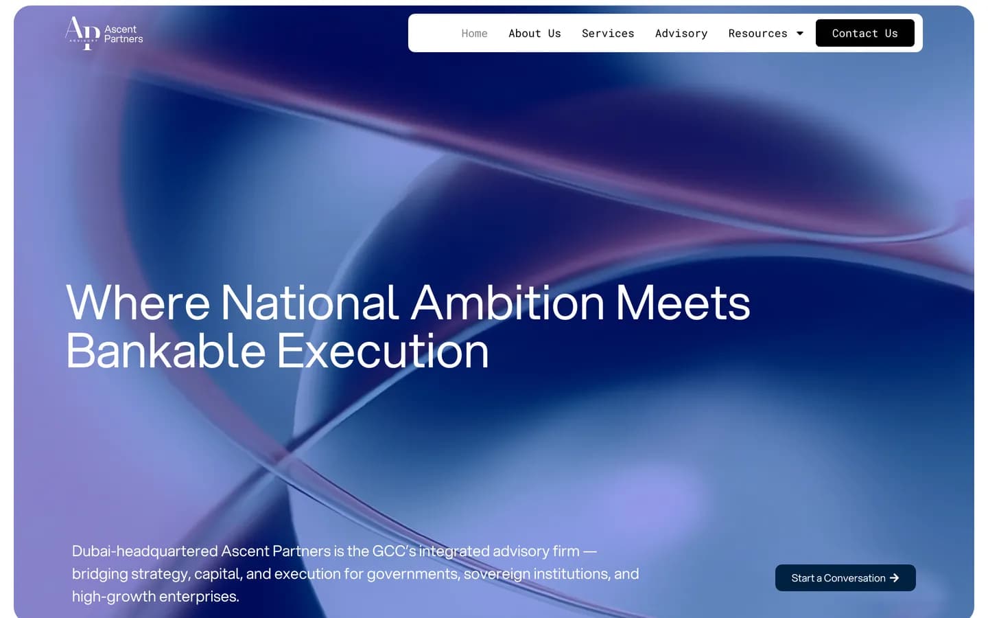 Ascent Partners website