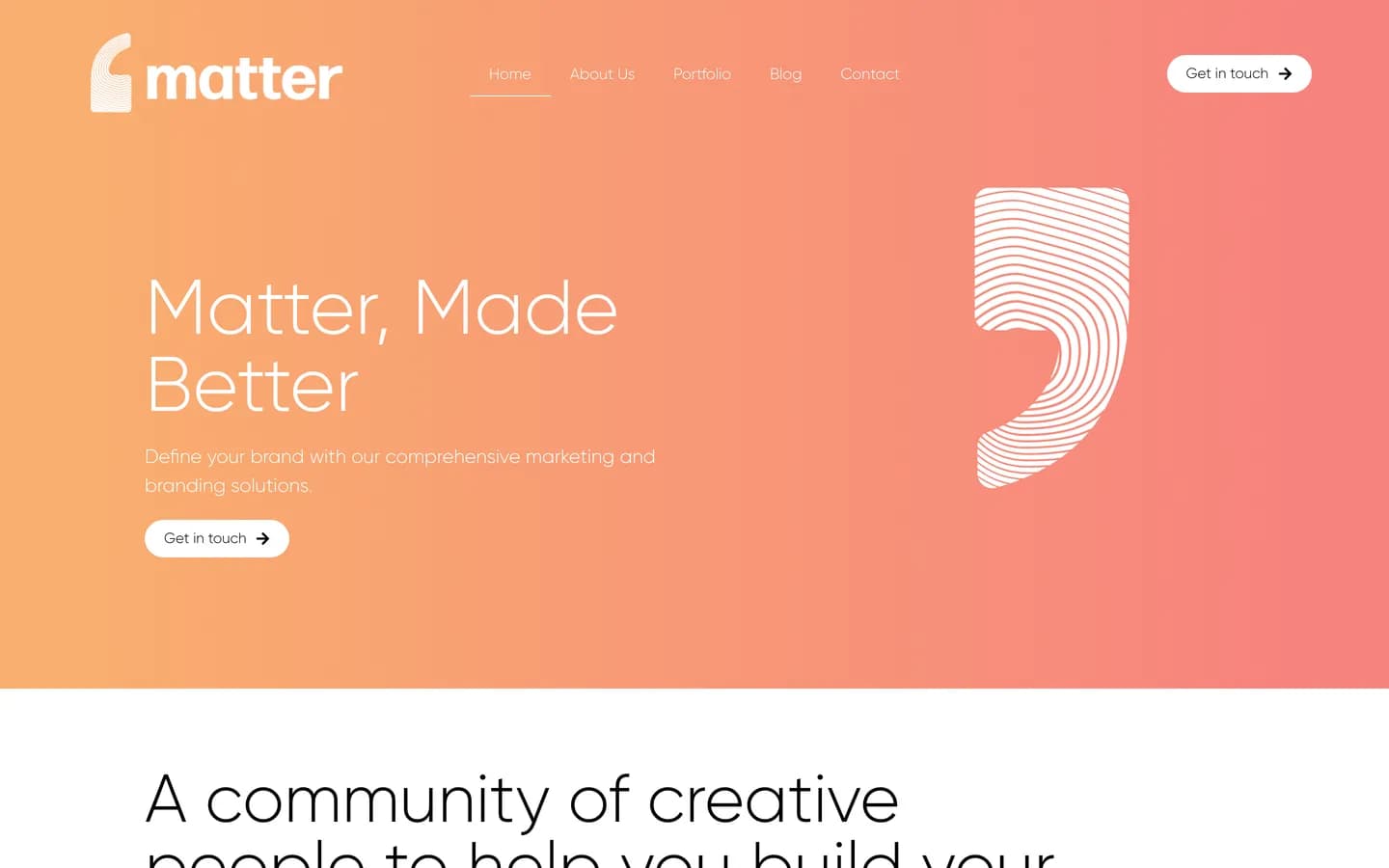 Matter website