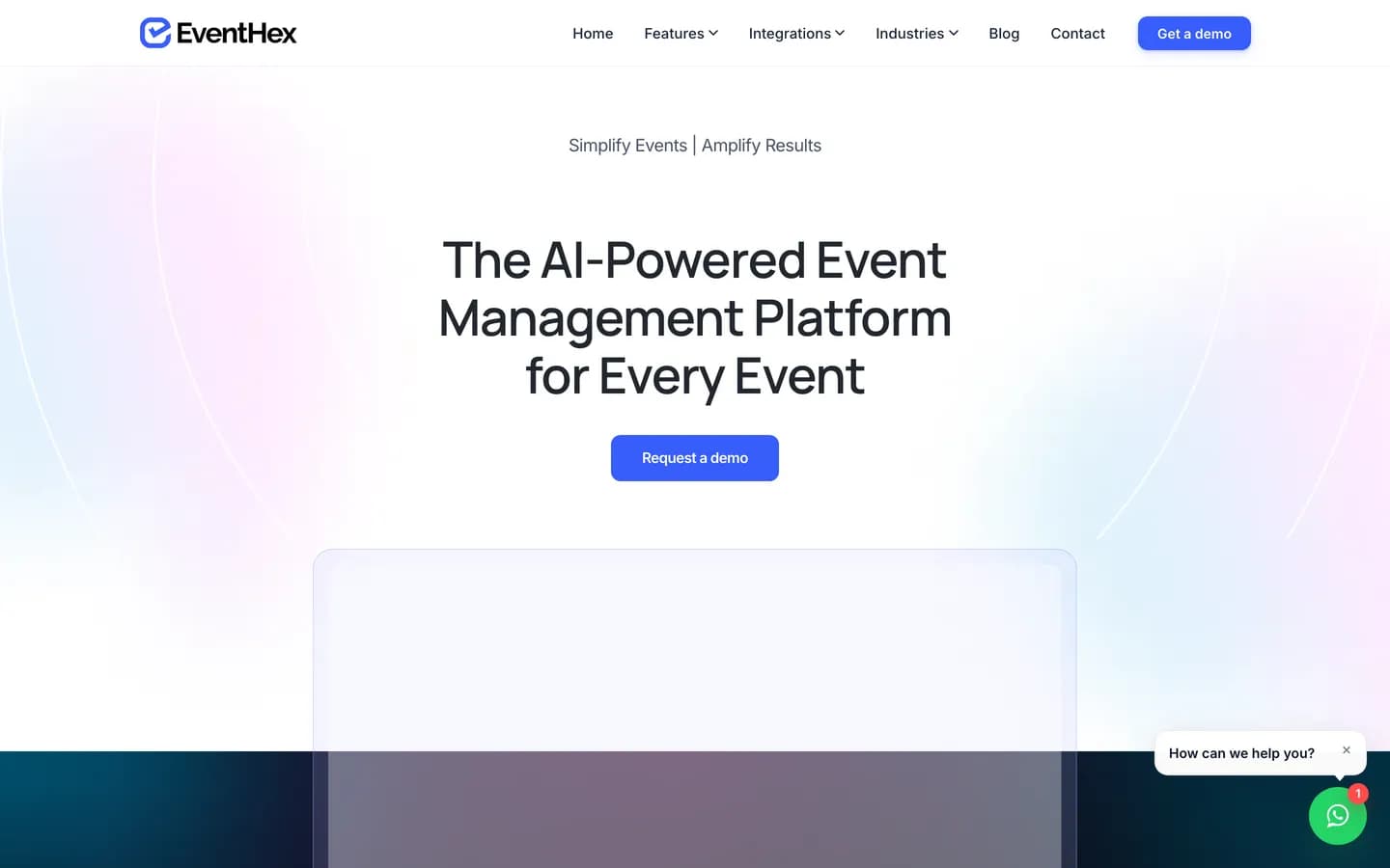 EventHex website