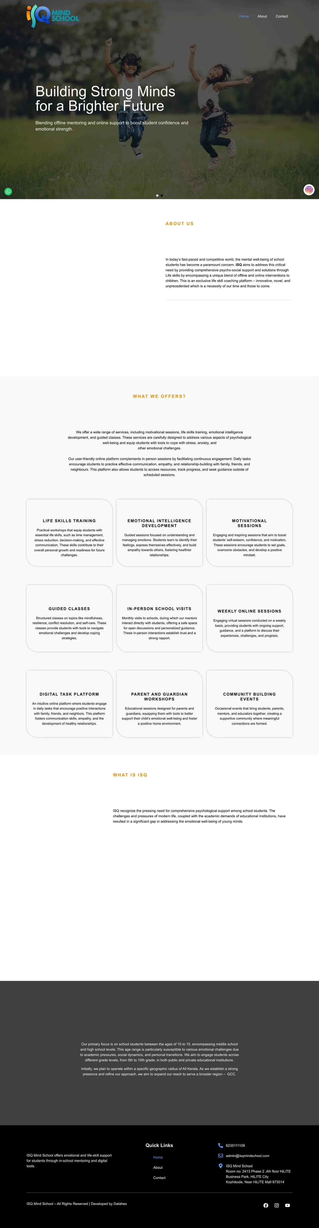 ISQ Mind School full page