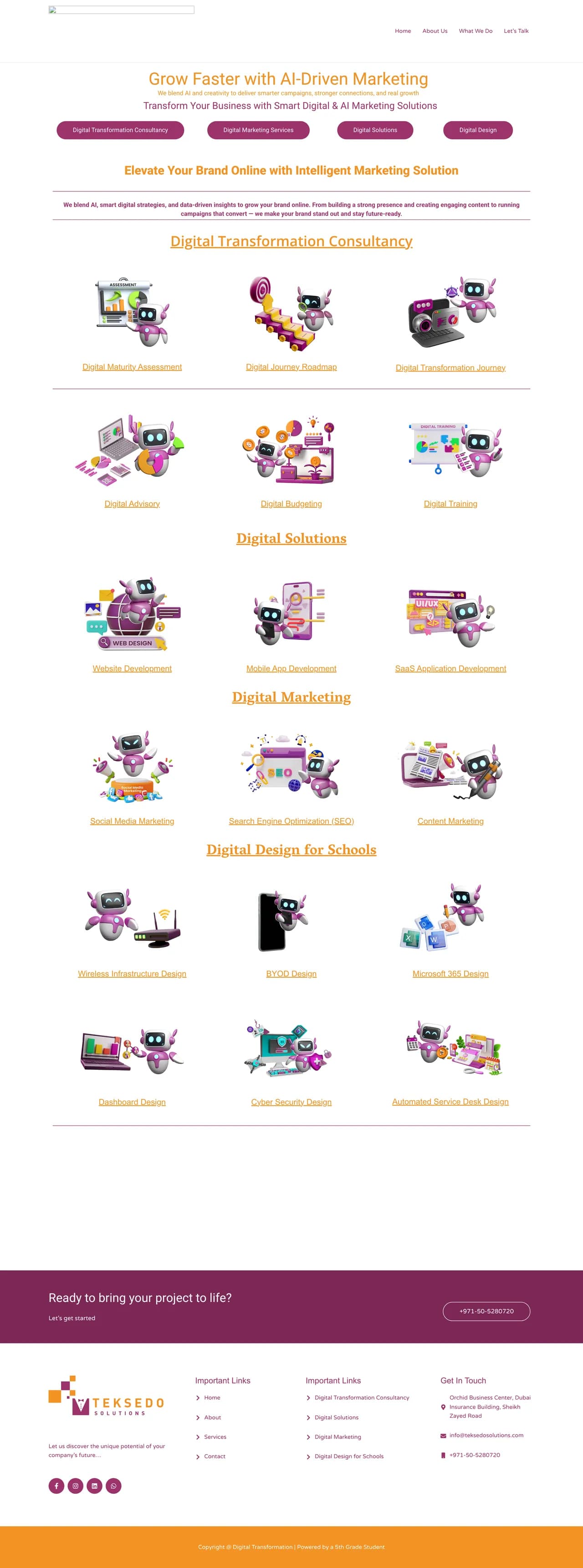 Teksedo Solutions full page